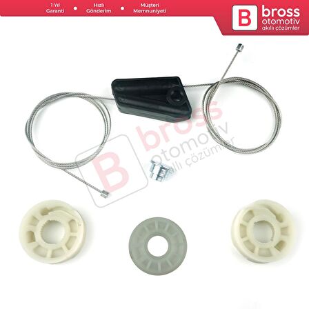 Mini Cooper R52 R57 2004-2015 Cabrio 51377111017 İçin Elektrikli Arka Cam Kriko Tamir Seti