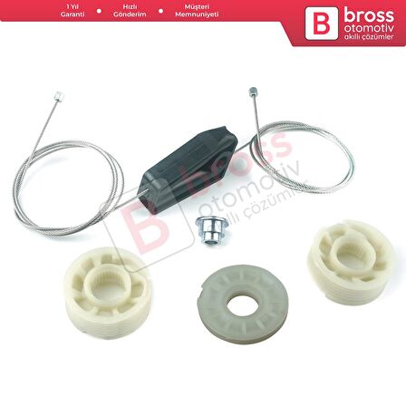 Mini Cooper R52 R57 2004-2015 Cabrio 51377111017 İçin Elektrikli Arka Cam Kriko Tamir Seti