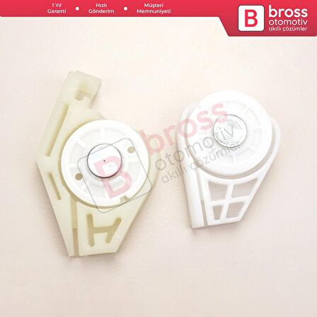 Fiat Doblo 1 119 223 için Ön Sol Cam Kriko Köşe Makara KlipsSeti 51718404