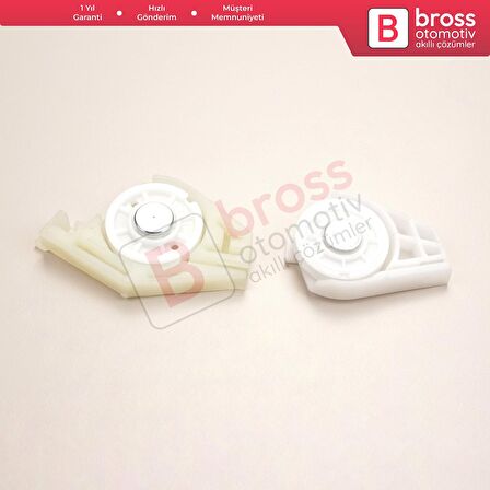 Fiat Doblo 1 119 223 için Ön Sol Cam Kriko Köşe Makara KlipsSeti 51718404