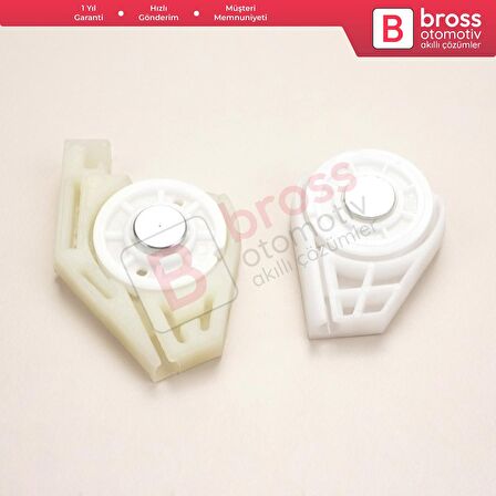 Fiat Doblo 1 119 223 için Ön Sol Cam Kriko Köşe Makara KlipsSeti 51718404