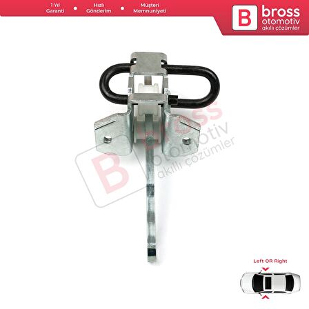 BMW 3 E36 Coupe Convertible 1990-1999 için Sağ veya Sol Kapı Gergisi 51218161782
