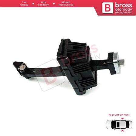 BMW 5 E60 E61 için Arka Sağ veya Sol Kapı Gergisi 51227176805