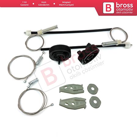 VW Golf MK3 MK4 A3 1E7 1V7 1994-2002 2-Kapı Cabrio 1E0837402 İçin Sağ Cam Kriko Tamir Seti