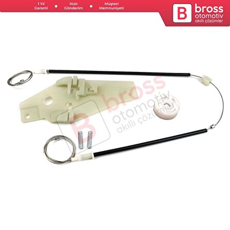 Toyota Corolla E10 AE100 E100 1991-1999 3/4/5 Kapı 6981002051 İçin Ön Sağ Cam Kriko Tamir Seti