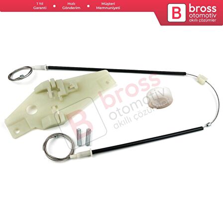 Toyota Corolla E10 AE100 E100 1991-1999 3/4/5 Kapı 6981002051 İçin Ön Sağ Cam Kriko Tamir Seti