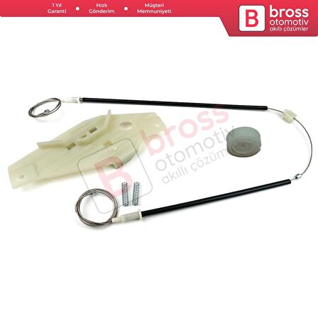 Toyota Corolla E10 AE100 E100 1991-1999 3/4/5 Kapı 6981002051 İçin Ön Sağ Cam Kriko Tamir Seti