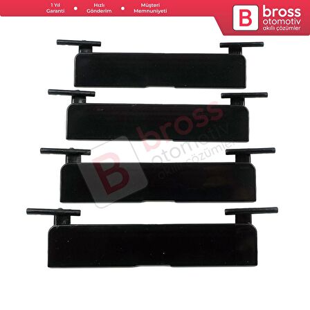 BSR516 1 Mercedes C W204 İçin 4 Adet Tavan Oluk Çıtası Port Bagaj Kapağı 20469071829040 95*20 mm