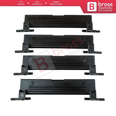 BSR516 1 Mercedes C W204 İçin 4 Adet Tavan Oluk Çıtası Port Bagaj Kapağı 20469071829040 95*20 mm
