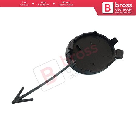 Skoda Octavia 2012-2017 için Ön Tampon Çeki Demir Kapağı 5E0807241 ASTARLI