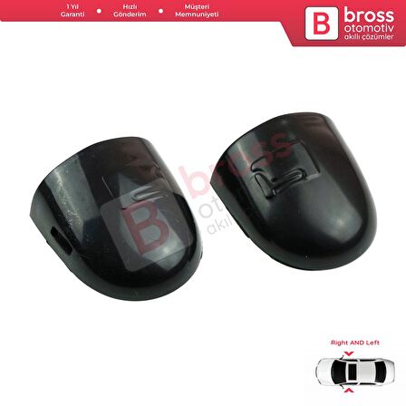 Renault Megane Scenic Laguna MK2 Primera P12 Clio 3 Koleos İçin Dış Kapı Kolu Şifre Kapağı Seti