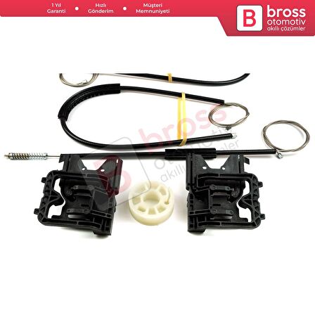 Audi A3 S3 MK3 8V 2012-2021 4/5 Kapı 8V4837461 İçin Elektrikli Ön Sol Cam Kriko Tamir Seti