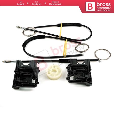 Audi A3 S3 MK3 8V 2012-2021 4/5 Kapı 8V4837462 İçin Elektrikli Ön Sağ Cam Kriko Tamir Seti