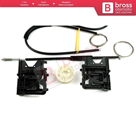 Audi A3 S3 MK3 8V 2012-2021 4/5 Kapı 8V4837462 İçin Elektrikli Ön Sağ Cam Kriko Tamir Seti