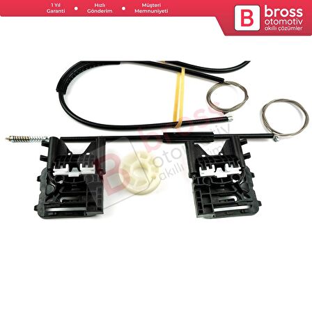 Audi A3 S3 MK3 8V 2012-2021 4/5 Kapı 8V4837462 İçin Elektrikli Ön Sağ Cam Kriko Tamir Seti