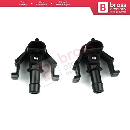 BSP1054 Fiat Punto 199 2005-2018 için Ön Cam Su Fıskiye Meme Seti Sağ Sol 51759137