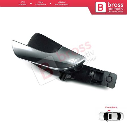 BDP1117 Alfa Romeo Giulietta 940 için İç Kapı Açma Kolu Ön Sağ 156092165 Kapaklı