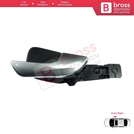 BDP1117 Alfa Romeo Giulietta 940 için İç Kapı Açma Kolu Ön Sağ 156092165 Kapaklı