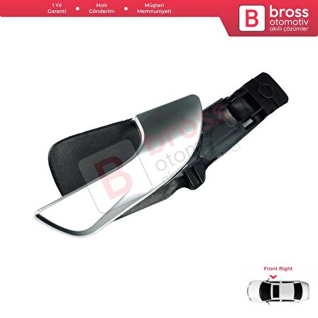 BDP1117 Alfa Romeo Giulietta 940 için İç Kapı Açma Kolu Ön Sağ 156092165 Kapaklı