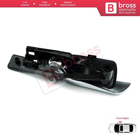 BDP1117 Alfa Romeo Giulietta 940 için İç Kapı Açma Kolu Ön Sağ 156092165 Kapaklı