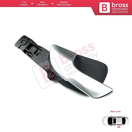 BDP1118 Alfa Romeo Giulietta 940 için İç Kapı Açma Kolu Arka Sol 156092160 Kapaklı