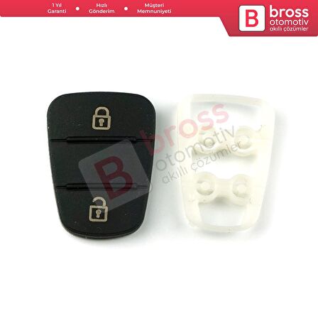 BDP1124 Hyundai Kia için Sustalı Anahtar Kumanda 2 Buton Ped Tuş Lastiği