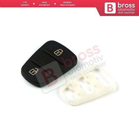BDP1124 Hyundai Kia için Sustalı Anahtar Kumanda 2 Buton Ped Tuş Lastiği