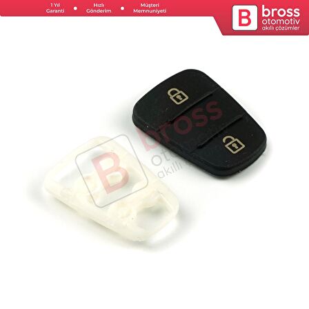 BDP1124 Hyundai Kia için Sustalı Anahtar Kumanda 2 Buton Ped Tuş Lastiği