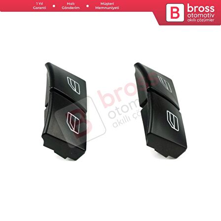 Mercedes W204 W212 S212 A207 C207 X204 W176 W246 C/ X117 X/ W166  X156 İçin 4X Cam Açma Düğme Kapağı