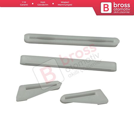 BMW 3 E91 5 E61 X3 E83 X5 E53 E70 için Sunroof Sürgülü Tavan Perde Parça Seti Arka 54137155683