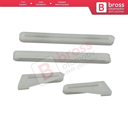 BMW 3 E91 5 E61 X3 E83 X5 E53 E70 için Sunroof Sürgülü Tavan Perde Parça Seti Arka 54137155683