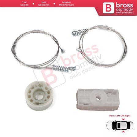 Kia Sportage MK3 SL 2010-2015 834713W000 834813W000 İçin Arka Cam Kriko Tamir Seti