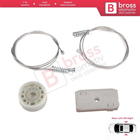 Kia Sportage MK3 SL 2010-2015 834713W000 834813W000 İçin Arka Cam Kriko Tamir Seti