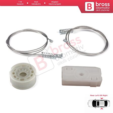 Kia Sportage MK3 SL 2010-2015 834713W000 834813W000 İçin Arka Cam Kriko Tamir Seti