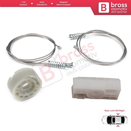 Kia Sportage MK3 SL 2010-2015 834713W000 834813W000 İçin Arka Cam Kriko Tamir Seti