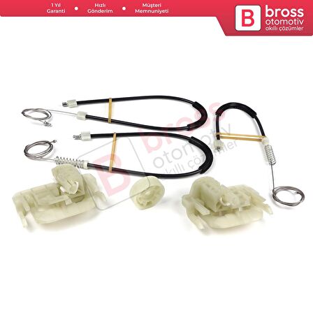 BMW 5 Series F10 F18 F11 4/5 Kapı 2009-2017 51357182613 İçin Arka Sol Cam Kriko Tamir Seti