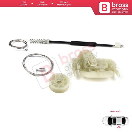 BMW 5 Series F10 F18 F11 4/5 Kapı 2009-2017 51357182614 İçin Arka Sağ Cam Kriko Tamir Seti