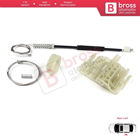 BMW 5 Series F10 F18 F11 4/5 Kapı 2009-2017 51357182614 İçin Arka Sağ Cam Kriko Tamir Seti