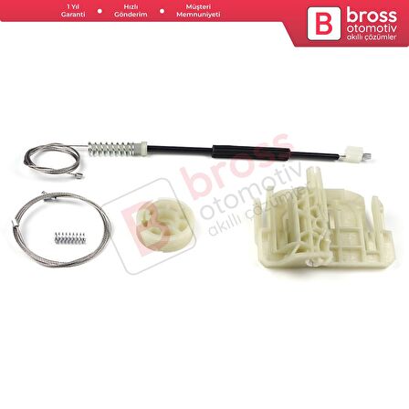 BMW X6 E71 E72 2007-2015 İçin Elektrikli Ön Sağ veya Sol Kapı Cam  Kriko Tamir Seti