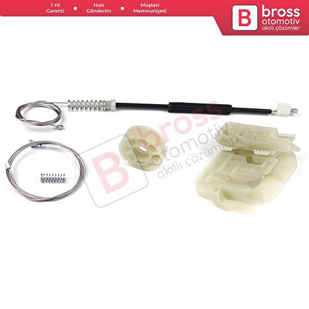 BMW X6 E71 E72 2007-2015 İçin Elektrikli Ön Sağ veya Sol Kapı Cam  Kriko Tamir Seti