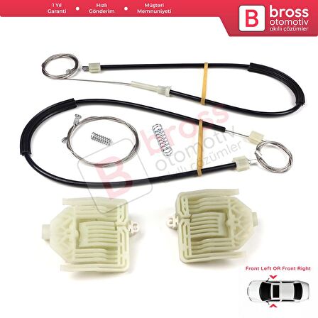 Skoda Octavia MK1 2001-2010 Makyajlı Kasa 1U0837462B İçin Elektrikli Ön Sağ Cam Kriko Tamir Seti