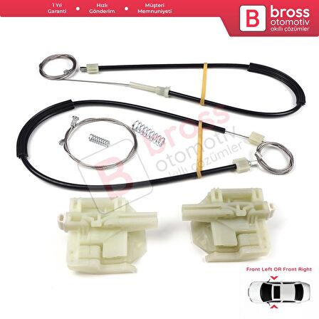 Skoda Octavia MK1 2001-2010 Makyajlı Kasa 1U0837462B İçin Elektrikli Ön Sağ Cam Kriko Tamir Seti