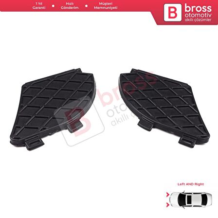 Mercedes E W210 E320 E430 E55 AMG 1999 03 için Ön Tampon Alt Izgara Kapağı Sağ Sol A2108850253 153