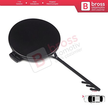 BSP1094 Audi A4 B8 4L 2008-2012 için Ön Tampon Çeki Demir Kapağı 8K0807241