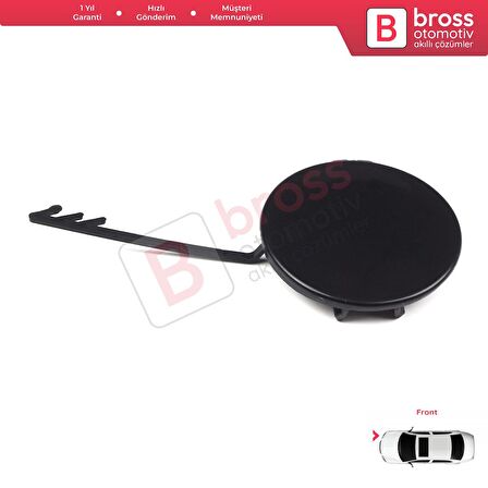 BSP1094 Audi A4 B8 4L 2008-2012 için Ön Tampon Çeki Demir Kapağı 8K0807241