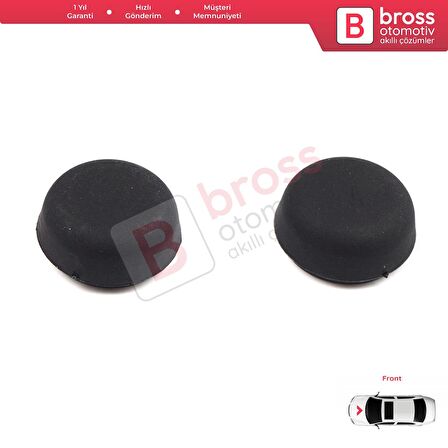 BSP1096 VW Audi Skoda Seat için 2 Adet Ön Cam Silecek Kolu Vida Kapağı 5N0955205