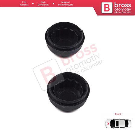 BSP1096 VW Audi Skoda Seat için 2 Adet Ön Cam Silecek Kolu Vida Kapağı 5N0955205