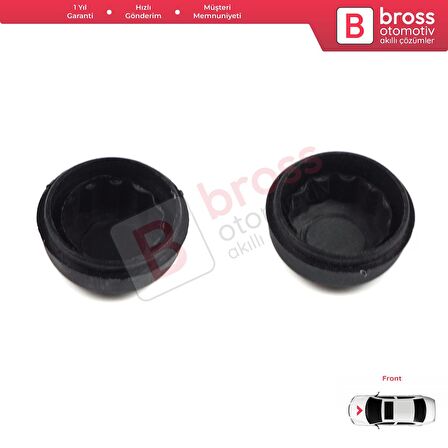 BSP1096 VW Audi Skoda Seat için 2 Adet Ön Cam Silecek Kolu Vida Kapağı 5N0955205