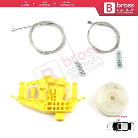 Seat Toledo MK4 KG3 2012-2019 Skoda Rapid 2012-2022 5JA839461 İçin Arka Cam Kriko Tamir Seti