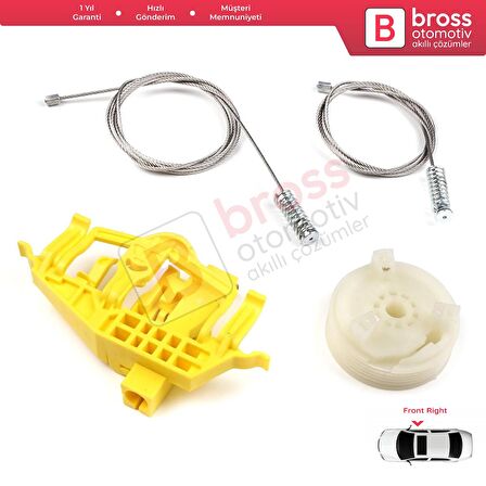 Seat Toledo MK4 KG3 2012-2019 Skoda Rapid 2012-2022 5JA839461 İçin Arka Cam Kriko Tamir Seti